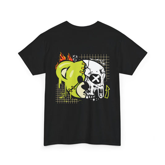 Fuck You Skull Bear Grunge Tee